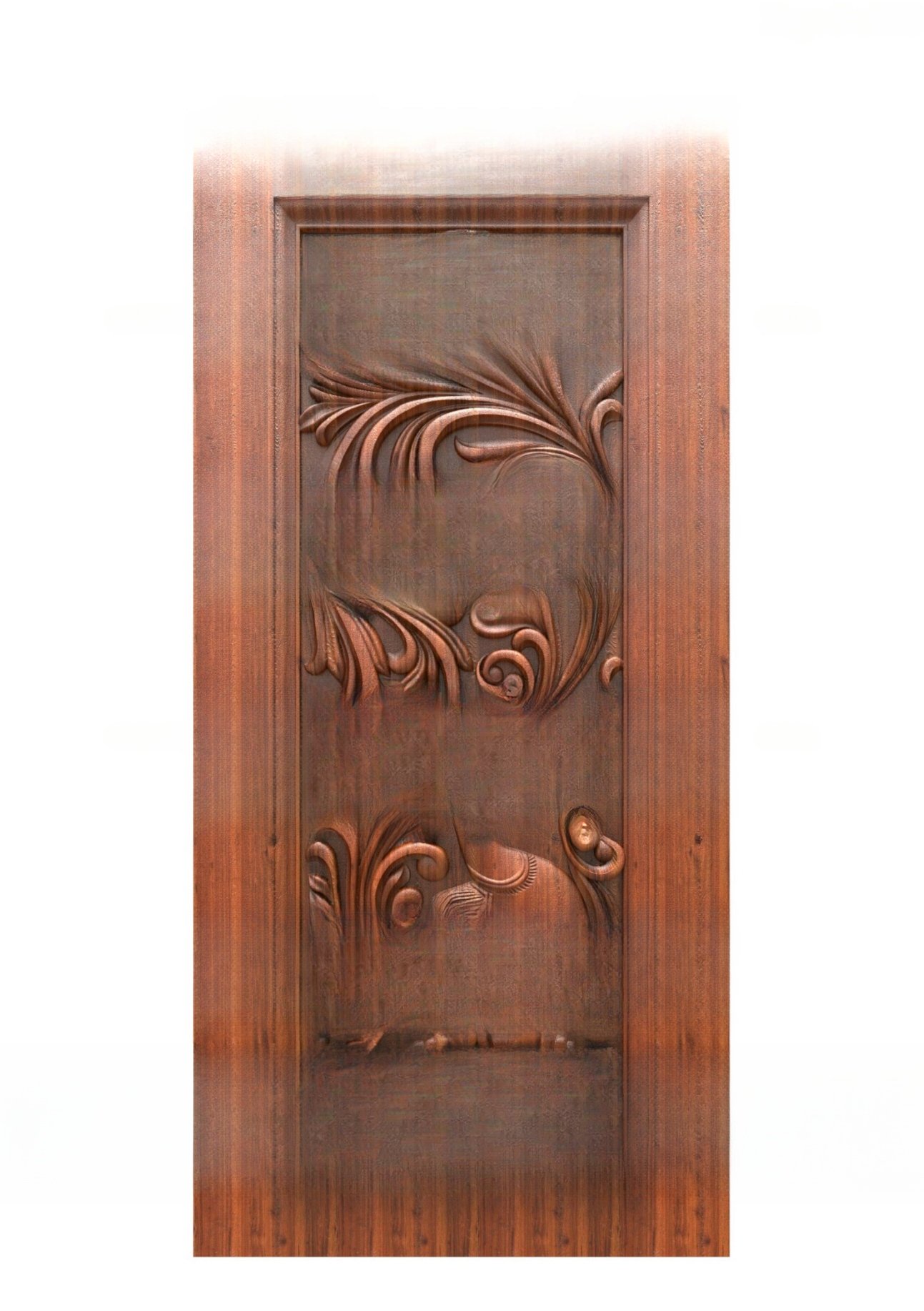 GOLDEN DOORS - PAGE-05 Nature Inspired Elegant Floral Relief Carved Door Design